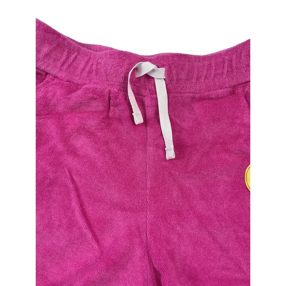 Cat Jack Kids Girls Pink Terry Cloth Drawstring Shorts Size L 10‎ 12